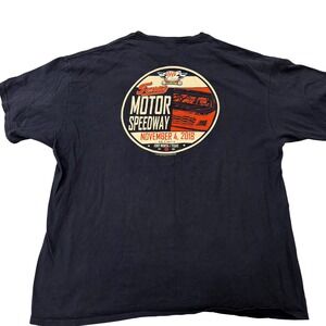 Texas Motor Speedway T-Shirt Mens 2018 AAA Texas 500 NASCAR Racing Navy Blue